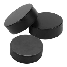 3 puck hockey ghiaccio leggeri in PU per allenamento