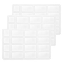 3Pz Stampo Micro Mattoni in Silicone Rosa Per Accessori DIY E Paesaggi