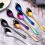 4pcs Stainless Steel Salad Serving Spoons 7