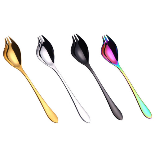 4pcs Stainless Steel Salad Serving Spoons 2