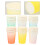 48pcs Gradient Color Disposable Paper Cups 3