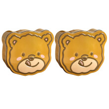 2 Pezzi Barattolo Di Latta A Forma Di Orso Per Caramelle E Dolci