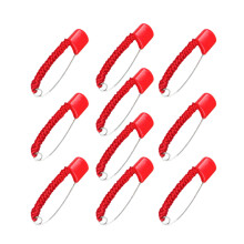 10 pezzi in tessuto per bambini, sicurezza rosso