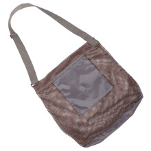 borsa a spalla per funghi in rete per raccogliere funghi selvatici