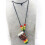 collana con ciondolo in legno, mini djembe da indossare 7