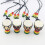 collana con ciondolo in legno, mini djembe da indossare 8