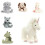 (Elephant)Isadora Einhorn Rucksack Elefant Dinosaurier Panda Plüschtier Puppe Geschenk 4
