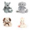 (Elephant)Isadora Einhorn Rucksack Elefant Dinosaurier Panda Plüschtier Puppe Geschenk 7