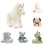 (Elephant)Isadora Einhorn Rucksack Elefant Dinosaurier Panda Plüschtier Puppe Geschenk 6