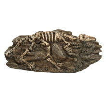 Dinosaurier-Fossil-Aquarium-Dekoration, Kunstharz,