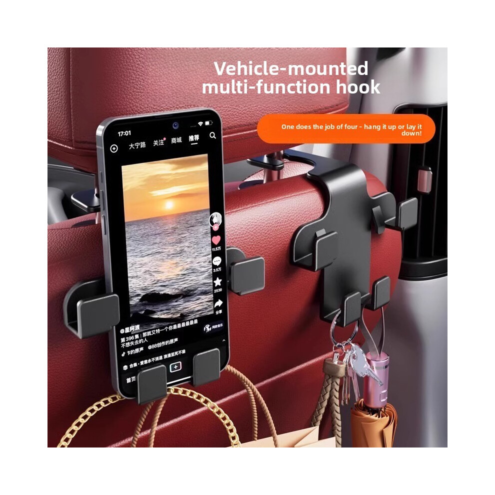 Multifunctional Metal Portable Hook Phone Holder Without Car For Installation-image-OPC-PKK5S2H-NEW