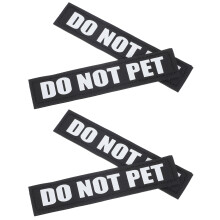 2 paia di patch riflettenti rimovibili per gilet e pettorina cane