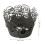60 Pezzi Coppette Per Cupcake In Carta Antigoccia Nere 2