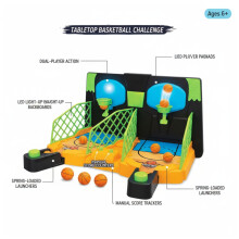 LED Tabletop Basketball Game 2 Hoops Indoor Playset for Kids Boys Girls