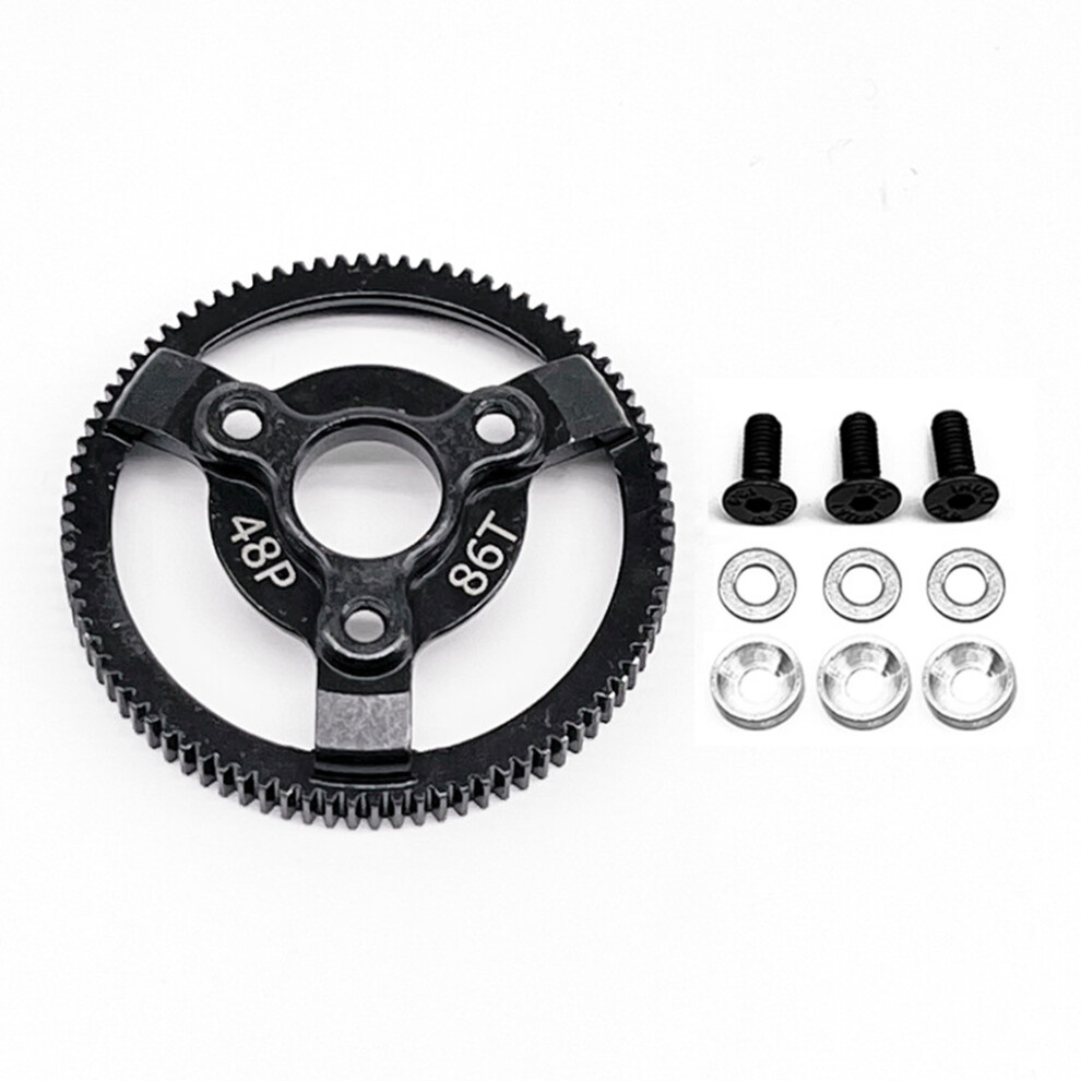 (86T) Steel Gear 2WD Spur Drag 90T 83T 86T Slash Repairing Transmission-image-OPC-PKK65F6-NEW