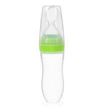 Butelka do karmienia 120 ml z silikonu , ssąco-żernikowa zielona