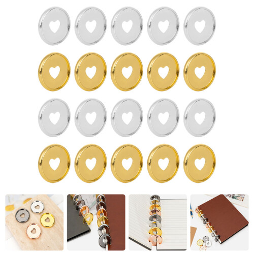 Disc Binding Rings Abs Goud Document Bevestiging 20 Stuks 0,9 Inch 2