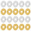Disc Binding Rings Abs Goud Document Bevestiging 20 Stuks 0,9 Inch 2