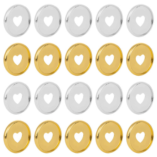 Disc Binding Rings Abs Goud Document Bevestiging 20 Stuks 0,9 Inch 1