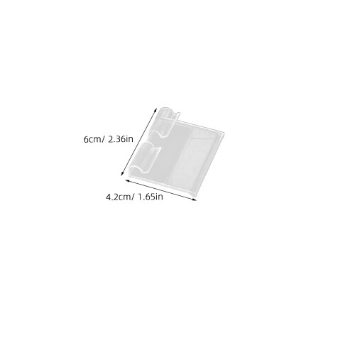 10 pvc etikethouder transparant plastic prijsetiket voor 1