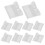 10 pvc etikethouder transparant plastic prijsetiket voor 8