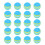 25Pcs Blue Rainbow Eva Golf Training Balls Safe Soft Practice Supplies 1