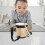 conjunto de percussão educativo infantil com bongô de pele de 10