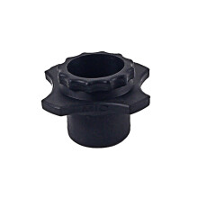 2 universele siliconen microfoonhoes met antislip ring (zwart)