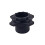2 universele siliconen microfoonhoes met antislip ring (zwart) 1