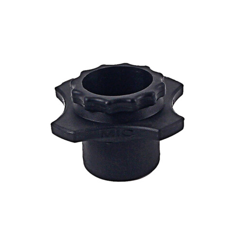 2 universele siliconen microfoonhoes met antislip ring (zwart)