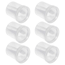 6 stuks transparante plastic pot met vergrootglas voor buiteninsecten