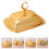 Fruit Tray Appetizer Serving Platter Iron Candy Plate With Lid 5
