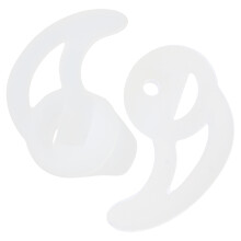 silicone fin ear mold earbud tips for acoustic coil tube earpiece