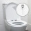 4pcs Toilet Handle Replacement Water Tank Pushing Side Mounted Button 11