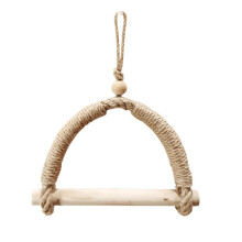 Handgemaakte hennep touw tissuehouder voor creatieve wandmontage