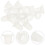 200 . tinta transparente silicone u, pequeno 5