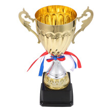1 unidade troféu em liga metálica para torneio escolar 27 cm
