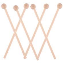 6 unids. martelos de para instrumentos de percussão