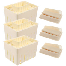 3 conjuntos de prensa para tofu, molde para fabricação caseira