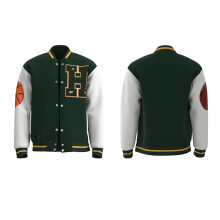 (Green,M)Vreemdelingen Dingen Steve Jason Chance Max Mayfield Baseballjas Hell Fire Club