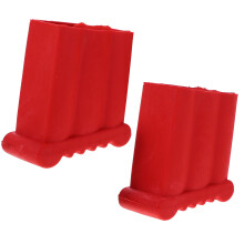 2 Stuks Ladder Voet Pad Antislip Beschermpad Rood