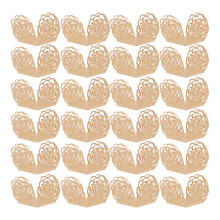 50 stuks chocoladewrappers verpakkingsfolie voor snoepjes met roos