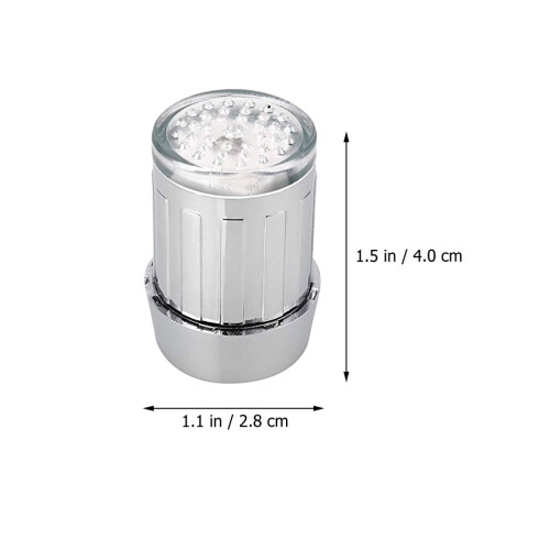 1 3-farbige LED- -Temperaturanzeige mit Adapter 1