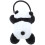 plüsch panda haarreif mit elastischem für kinder 4
