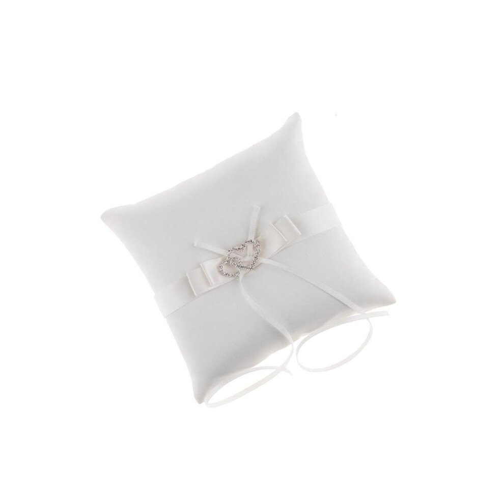 Delicate Double Hearts Wedding Ceremony Ring Pillow Cushion Bearer-image-OPC-PKK7N2F-NEW