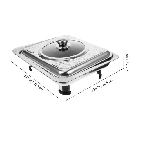 buffet-server aus mit deckel, rechteckige schale 1
