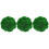 3 Pcs Imitated Moss Ball Decor 12cm Green 4