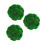 3 Pcs Imitated Moss Ball Decor 12cm Green 7