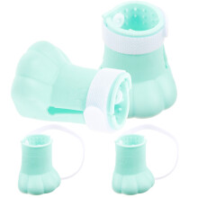 4 unidades botas antiarranhão para , sapatinhos silicone