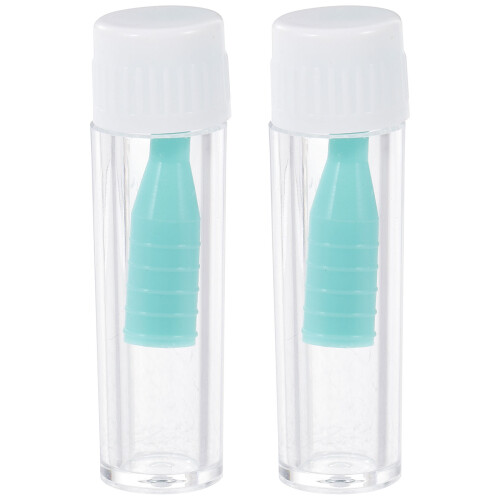 2 . inseridor e removedor de lentes RGP com ventosa e frasco verde